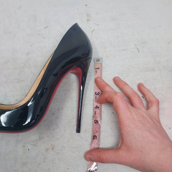 Christian Louboutin So Kate Black Patent Heel Shoe Pump - Picture 10 of 10